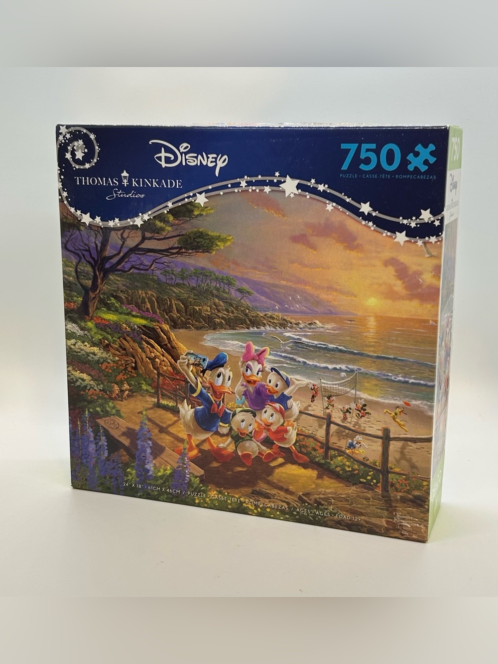 Puzzle Disney Donald Daisy A Duck Day Afternoon 750 pc Thomas Kinkade CEACO